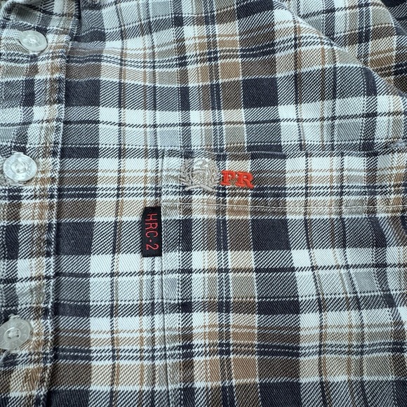 Cinch WRX Flame Resistant Button Shirt Men XXL Plaid Long Sleeve HRC-2 Workwear - Picture 6 of 8